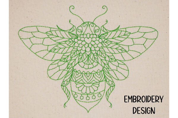 Line Art Bee