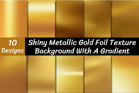 Metallic Gold Foil Texture Background Graphic by VYCstore · Creative ...