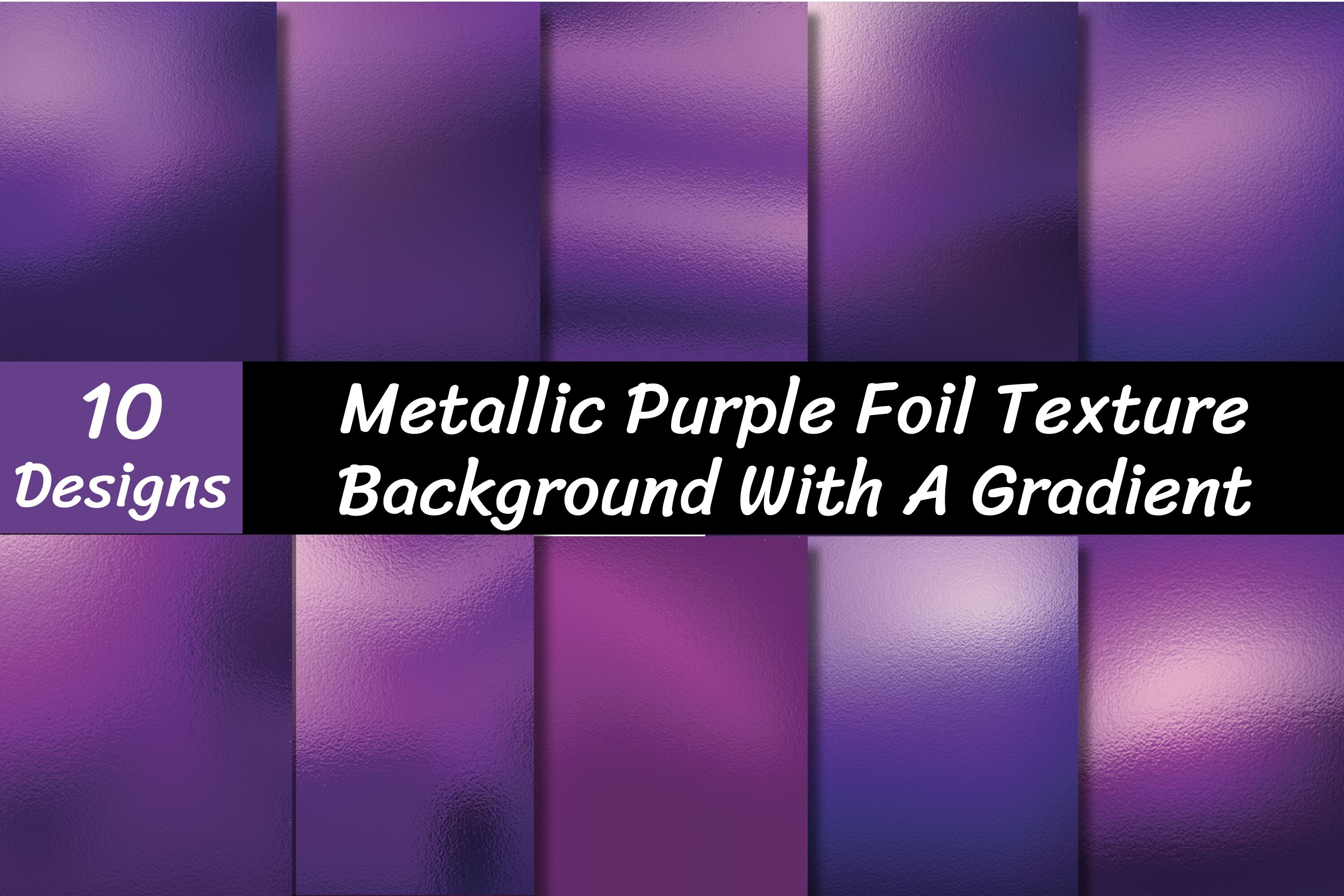 Metallic Purple Foil Texture Background