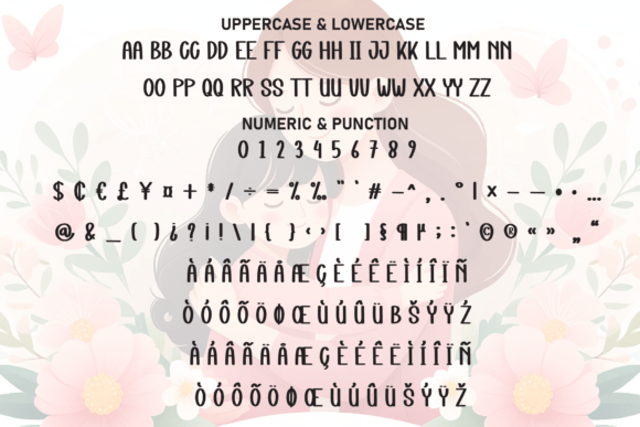 Motherday Font PNG with transparent background - Preview 6