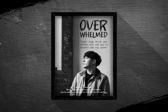 Overwhelmed Font PNG with transparent background - Preview 6