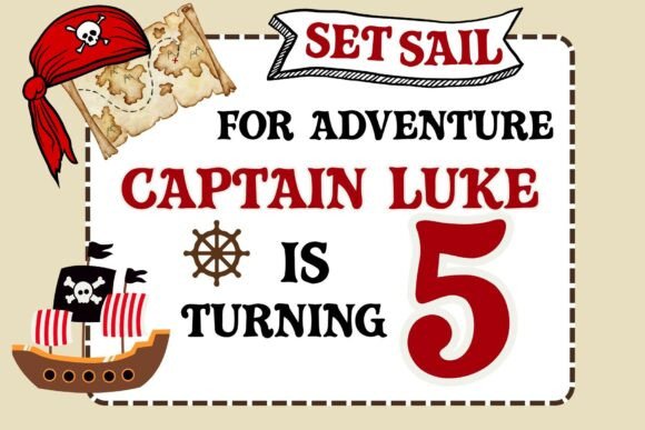 Pirate Groovy Font PNG with transparent background - Preview 2
