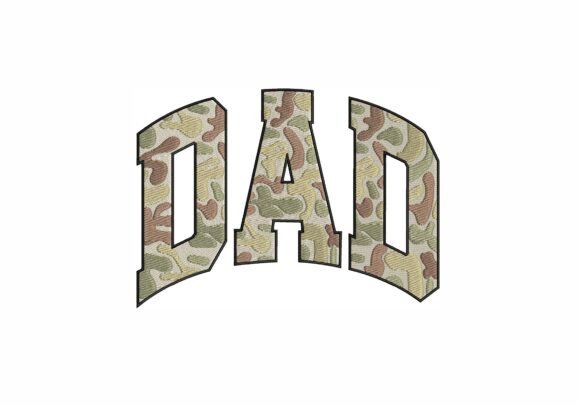 Retro Camo Dad