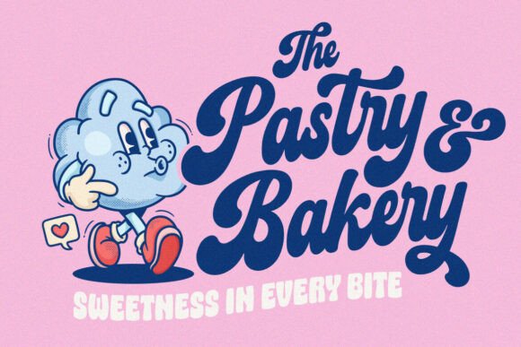 Retro Harmony Font PNG with transparent background - Preview 1