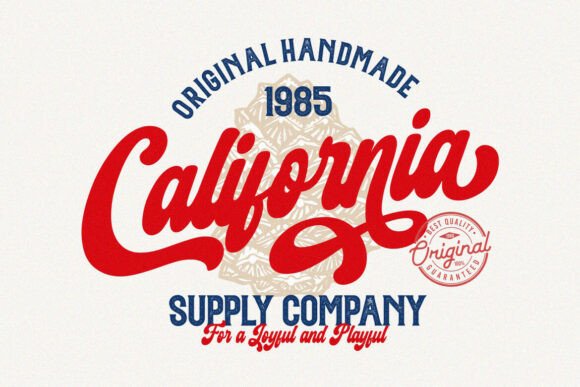 Retro Harmony Font PNG with transparent background - Preview 2