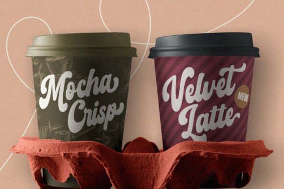 Retro Harmony Font PNG with transparent background - Preview 4