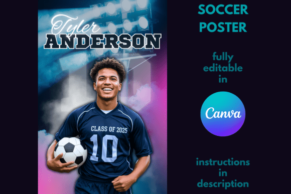 Soccer Poster Sign Template