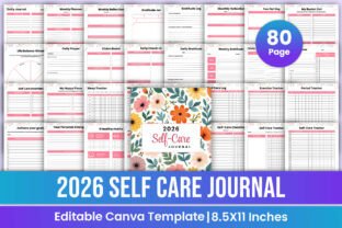 2026 Self Care Journal Canva Template Graphic by Mustafiz · Creative ...