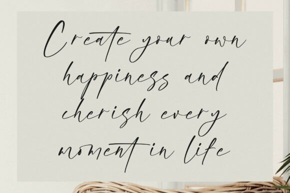 Blissful Harmony Font - Preview 4