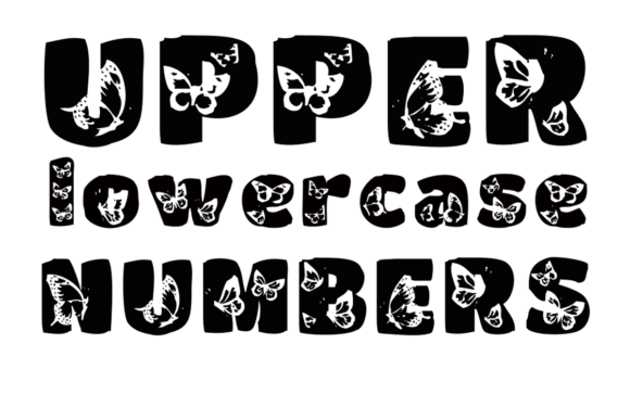 Butterfly Font - Preview 2