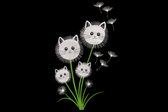 Dandelion Cat Face