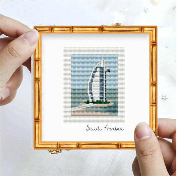 Emirates Cross Stitch Pattern PDF
