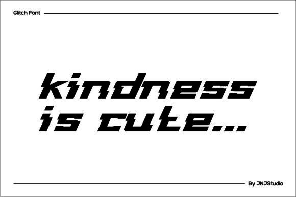 Glitch Style Font PNG with transparent background - Preview 1