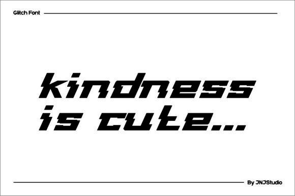 Glitch Style Font PNG with transparent background - Preview 5