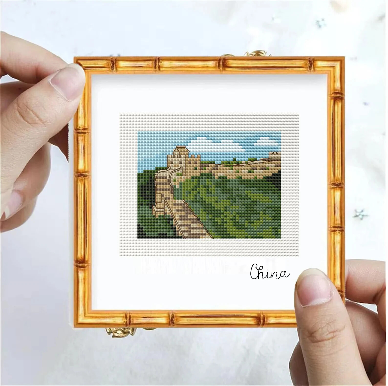 Great Wall of China Cross Stitch Pattern