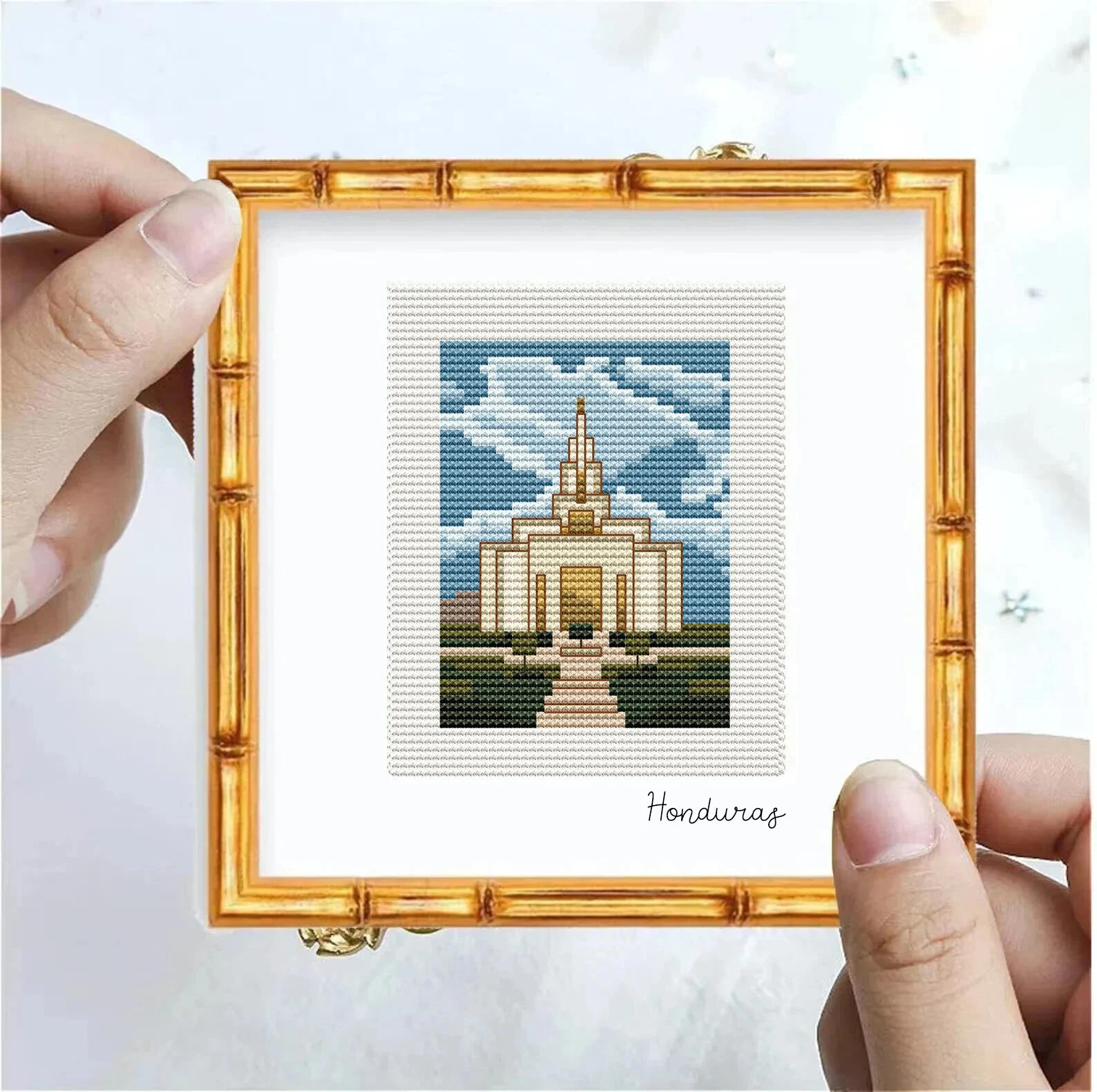 Honduras Travel Cross Stitch Pattern