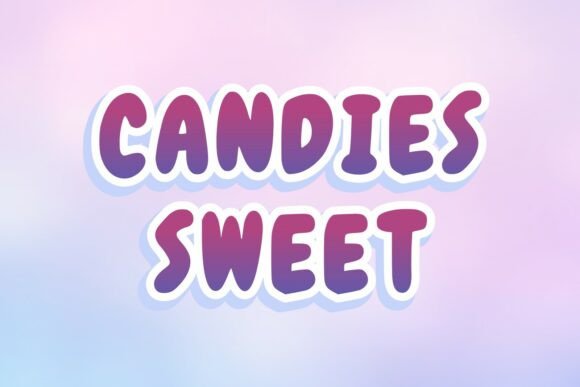 Honey Bubbles Font PNG with transparent background - Preview 1
