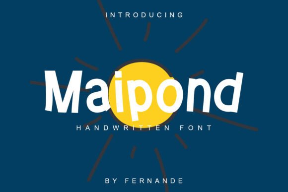 Maipond Script & Handwritten Font By Fernande Studio