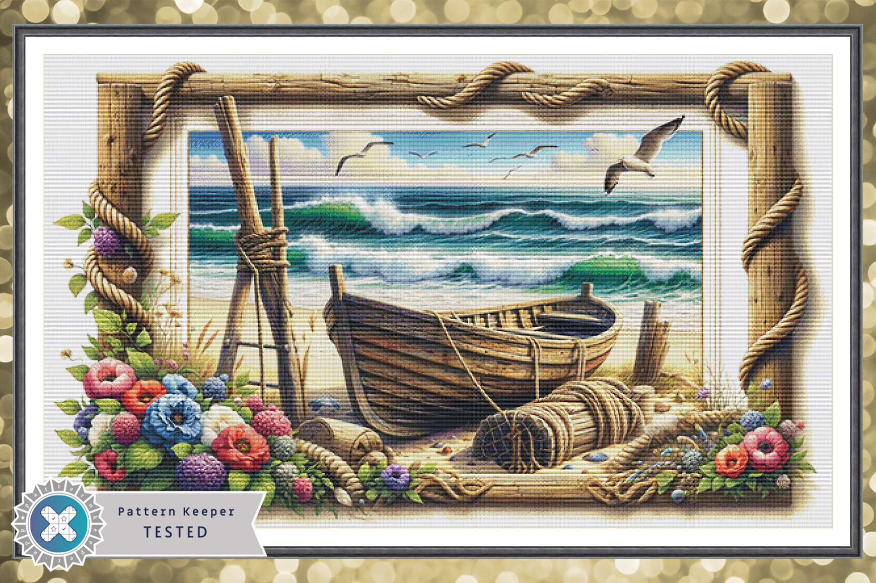 Nautical Cross Stitch Pattern PDF File