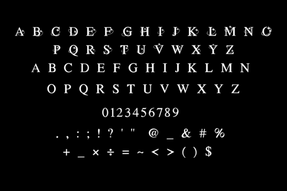 Nova Glow Magic Font PNG with transparent background - Preview 4
