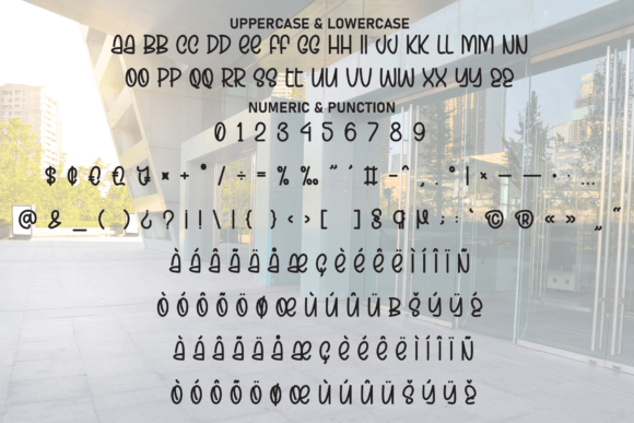 Outside Modern Font font preview - 6