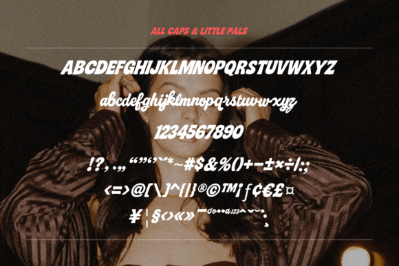 Peachy Rebels Font PNG with transparent background - Preview 2