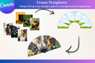 Photo Collage Clack Fan Canva Template Graphic by Design Depot Graphics ...