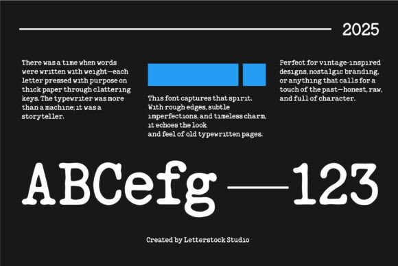 Rattle Ink Font PNG with transparent background - Preview 3