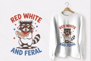 Vintage 4th of July Raccoon PNG Feral Graphic by Trendy T shirt Store ...