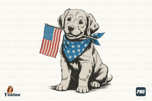 4th of july patriotic puppy usa flag png tumbler sublimation dog svg