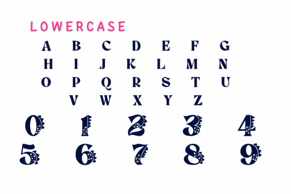 Dino Cute Font - Preview 2