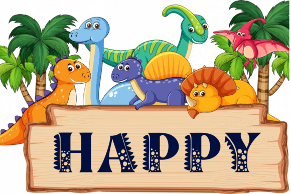 Dino Cute Font - Preview 3