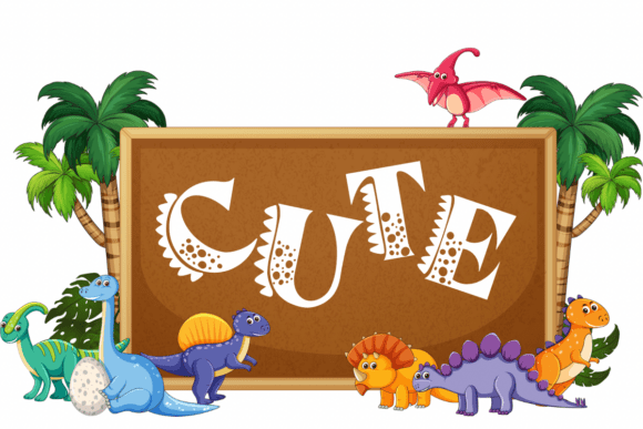 Dino Cute Font - Preview 5