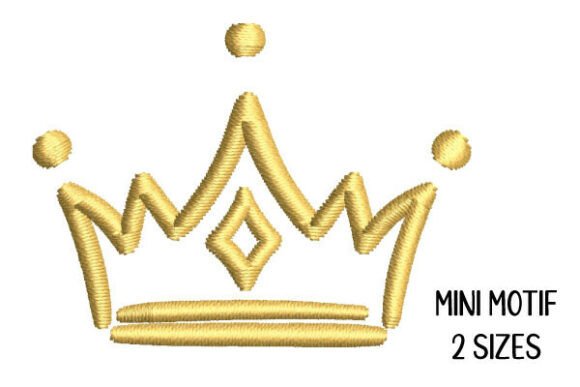 Gentleman’s Crown – Satin Stitch