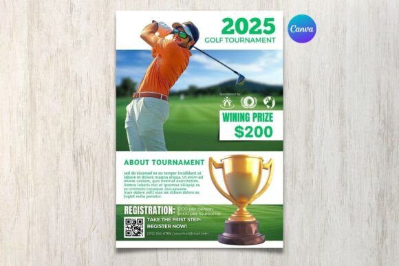 Golf Flyer Template CANVA