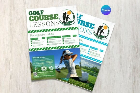 Golf Tournament Flyer Template, Golf