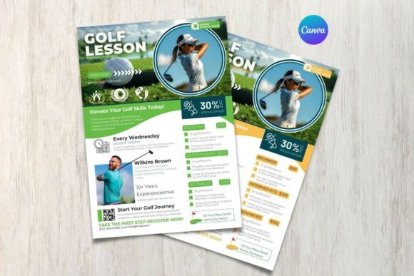 Golf Tournament Flyer Template