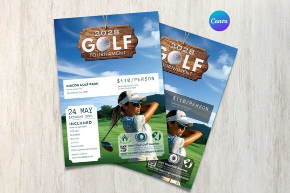 Golf Tournament Flyer Template