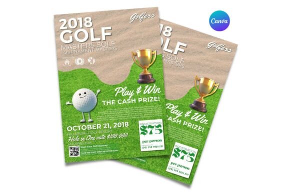 Golf Tournament Flyer Template