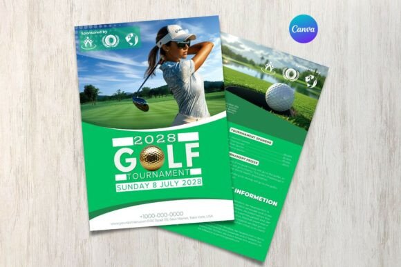 Golf Tournament Flyer Template