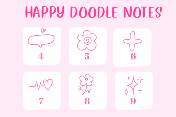 Happy Doodle Notes Font - Preview 3