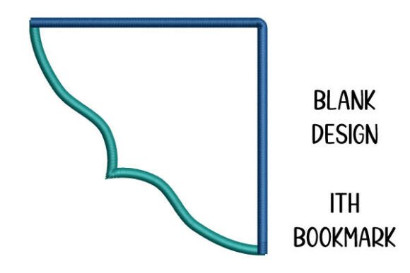 ITH Blank Corner Bookmark
