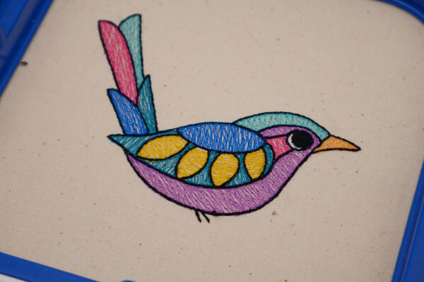 Little Bird with Curved Fills