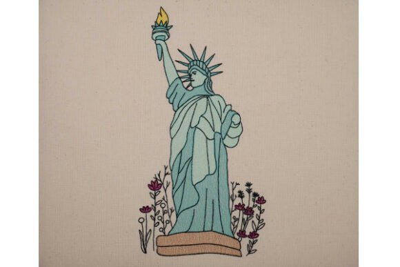 Ms. Liberty – Open Curved Stitch