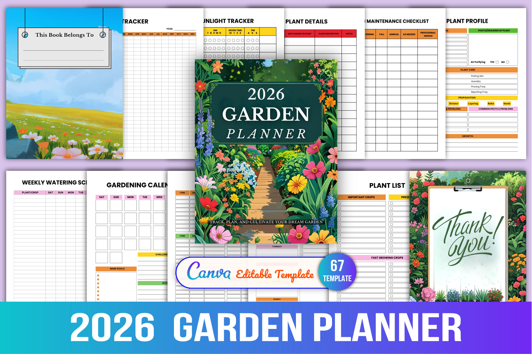 🌿 2026 Garden Planner Graphic by KDPMart · Creative Fabrica