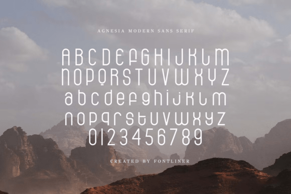 Agnesia Font - Preview 4