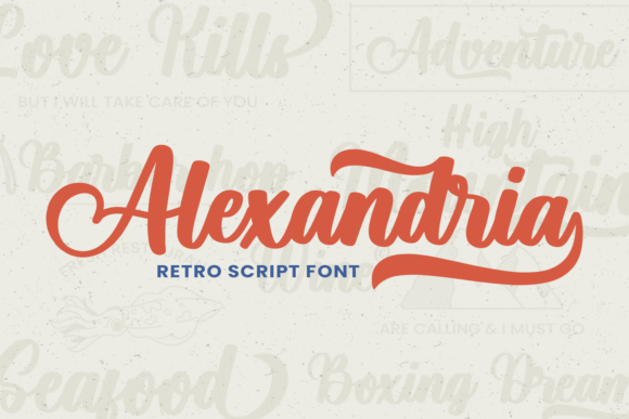 Alexandria Font - Preview 1