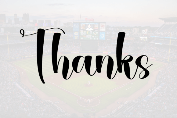 Baseball Font - Preview 5