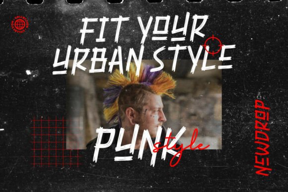 Bhore Punk Font - Preview 1