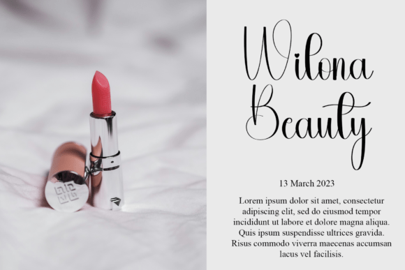 Biografi Font - Preview 3